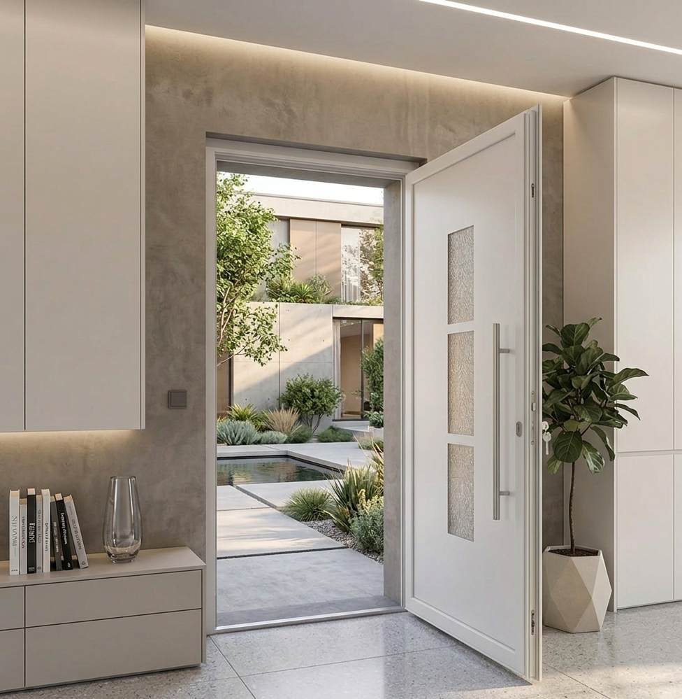 Porte d'entrée en ALU SIMPLEX 8092