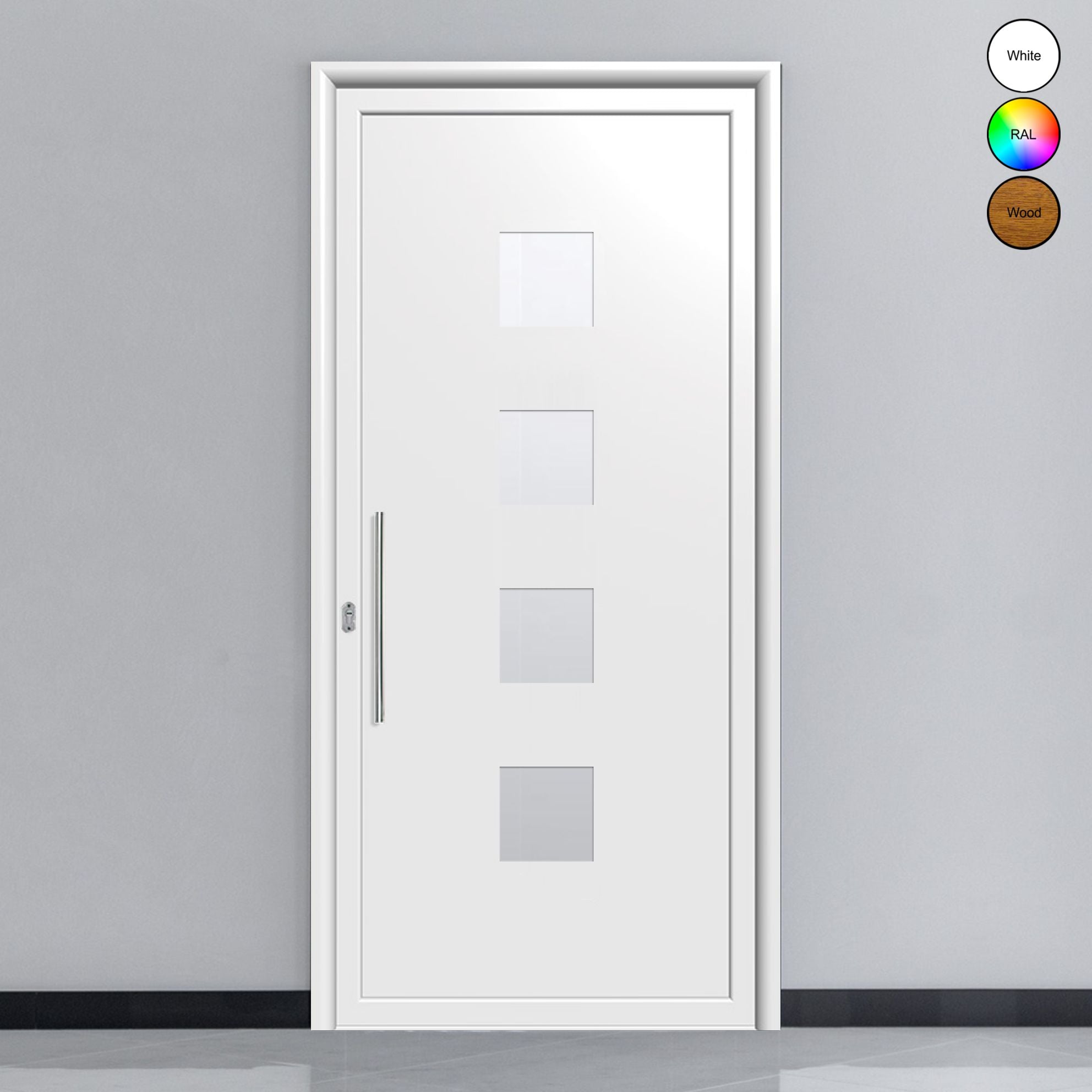 Portes d'entrée en aluminium SIMPLEX COLLECTION