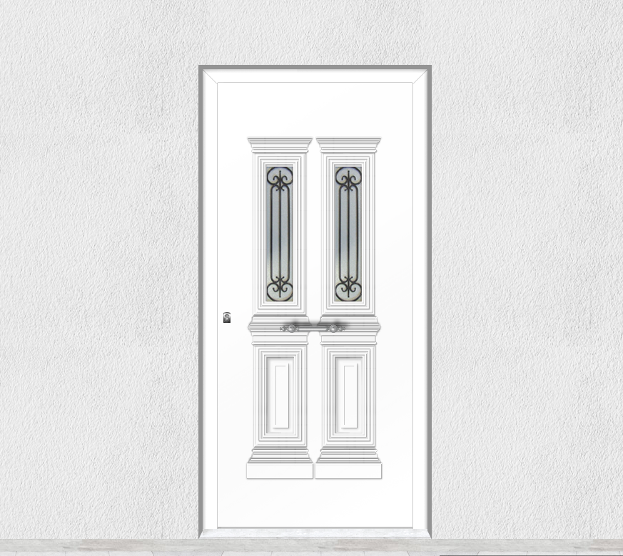 Portes d'entrée en aluminium TRADITIONAL DESIGN