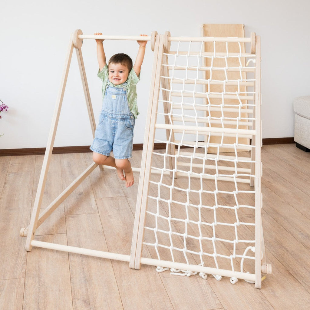 115_Aire de jeux intérieure Montessori pliable en bois