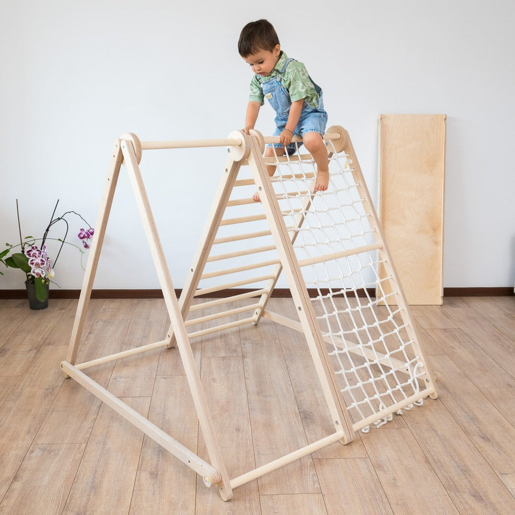 115_Aire de jeux intérieure Montessori pliable en bois