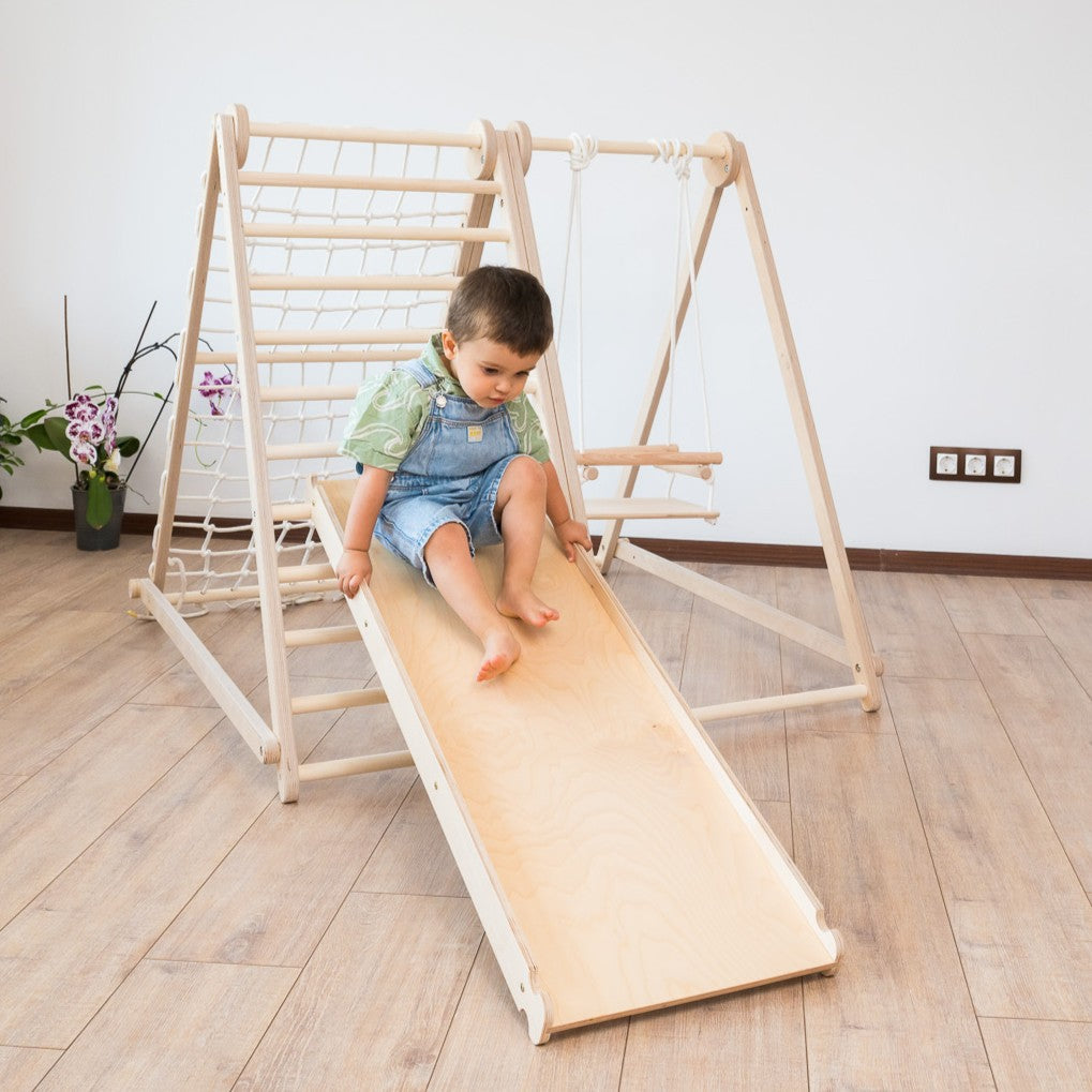 115_Aire de jeux intérieure Montessori pliable en bois