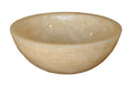 Vasque à poser « Bascom Onyx » en marbre effet onyx beige – 40 cm
