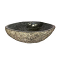 Vasque à poser « Andesite » en pierre naturelle grise  – 55 cm