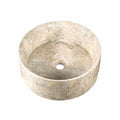 Vasque ronde à poser en marbre naturel DRUM