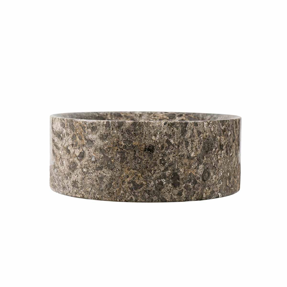 Vasque ronde à poser en marbre naturel DRUM