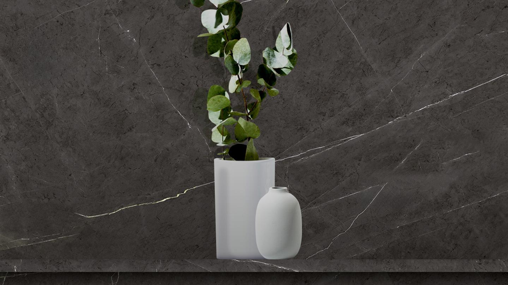 Plan de travail Pietra Grey – Gris foncé effet pierre