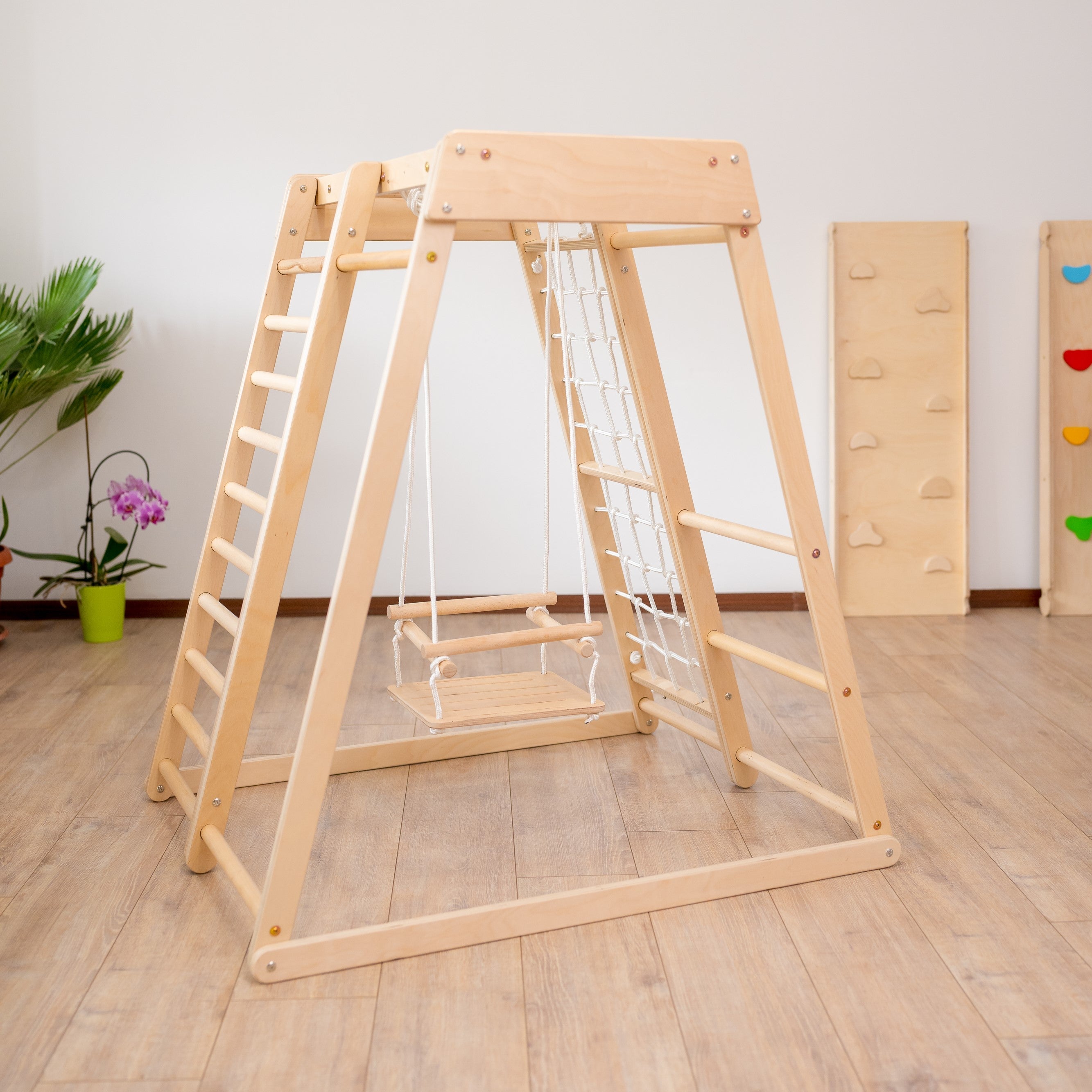 130_Balançoire sécurisée pour enfants – Wooden Magic