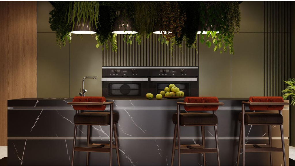 Plan de travail Nero Marquina noir effet marbre