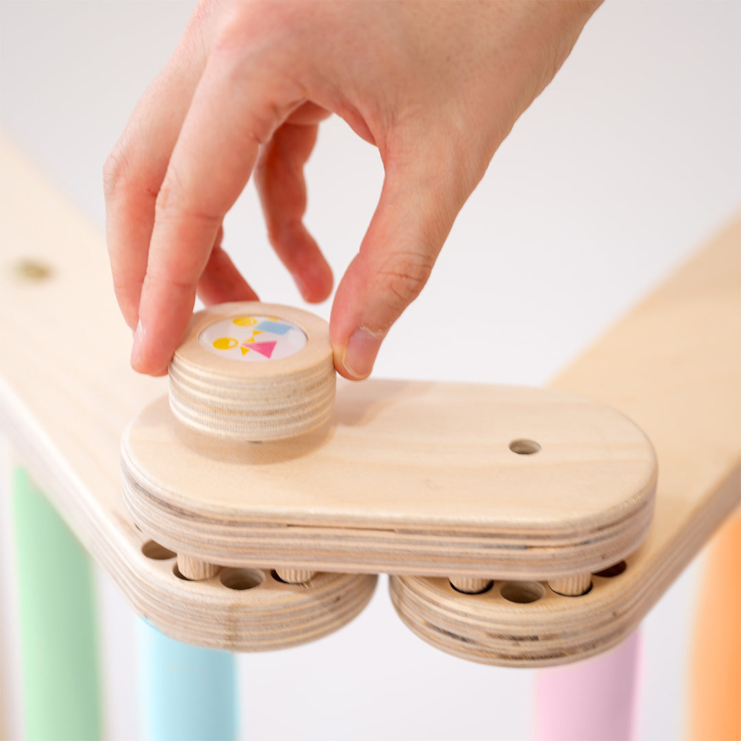 105_Ensemble de motricité Pikler modulable : 4 modules + rampe réversible