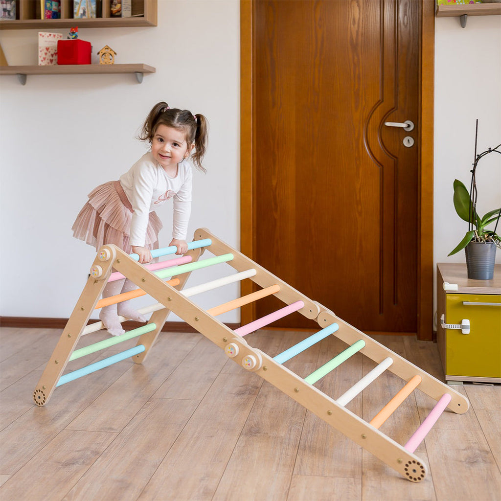 110_Mur suédois enfant – anneaux de gymnastique inclus