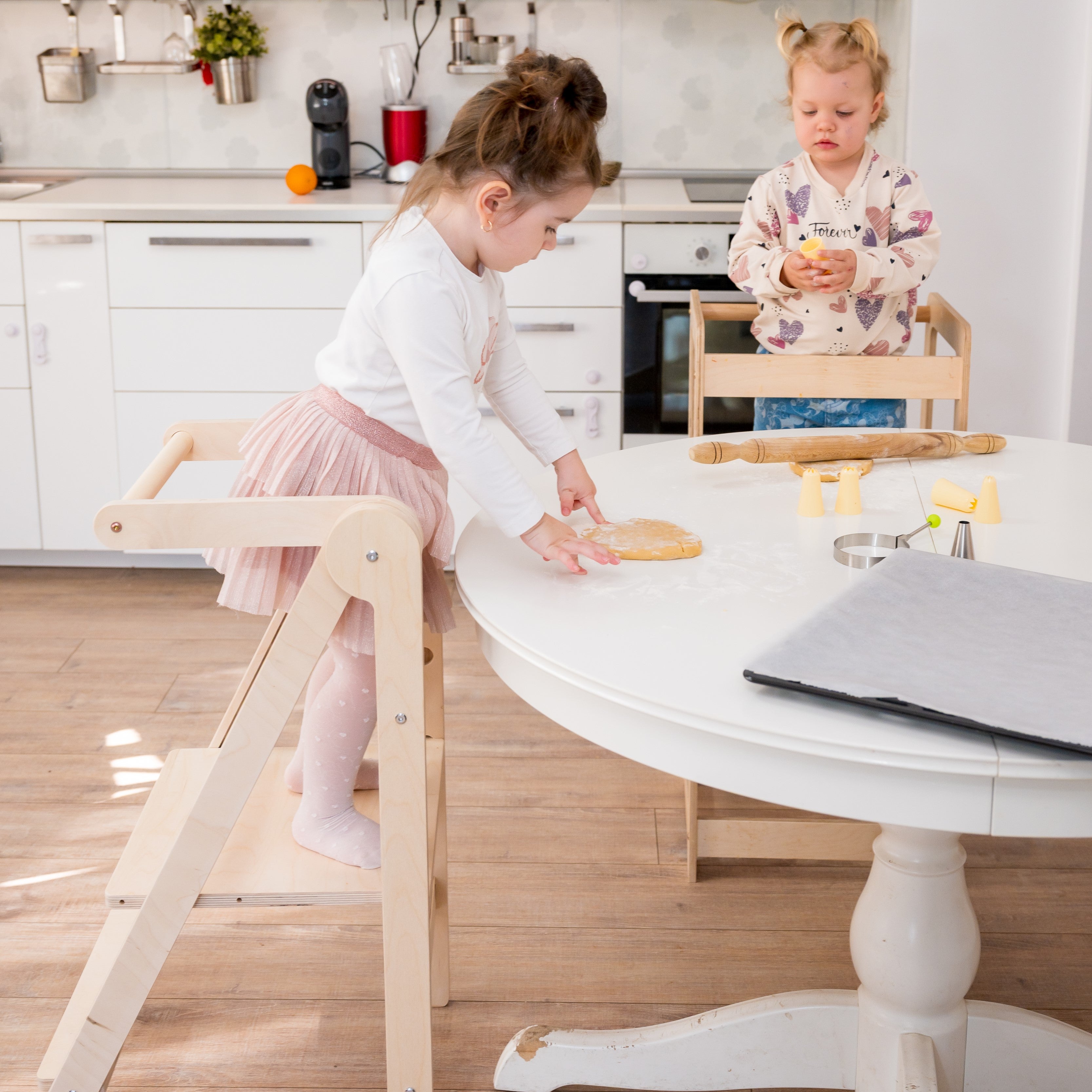 132_Tour d’apprentissage Montessori réglable et pliable (learning tower)