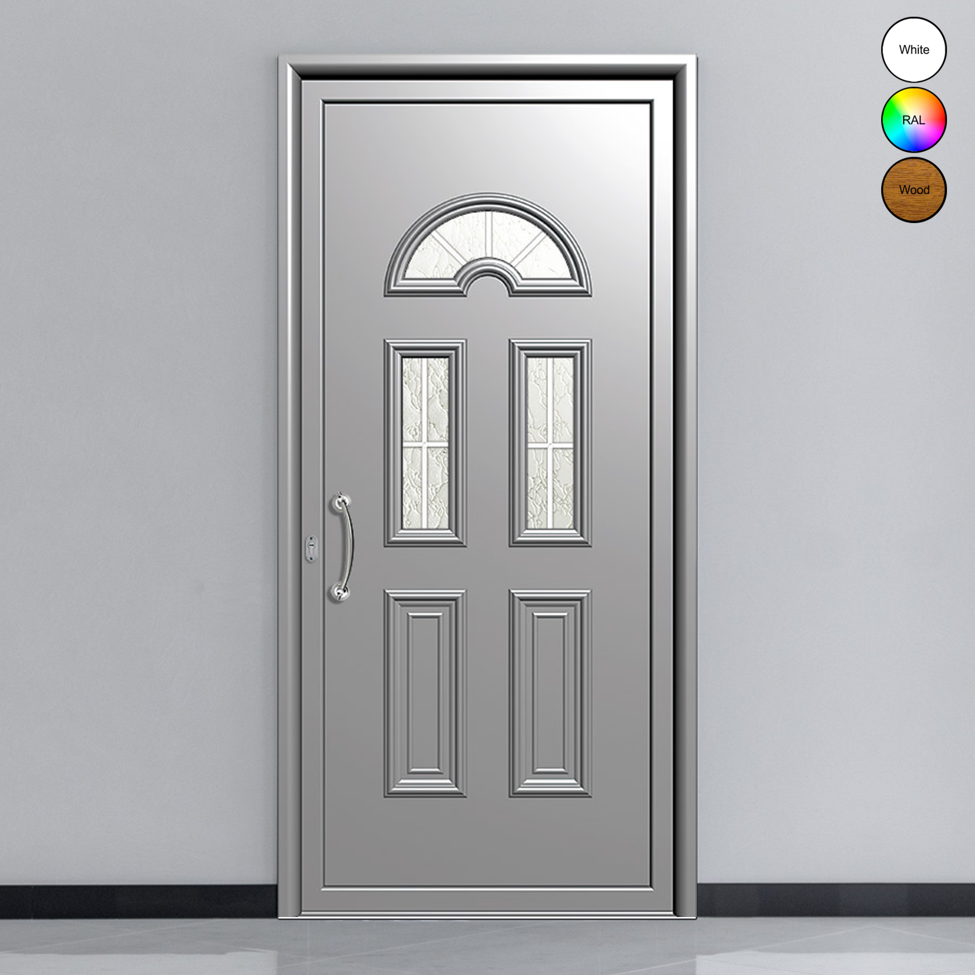 Porte d'entrée en aluminium CLASSIC DESIGN 2203-1