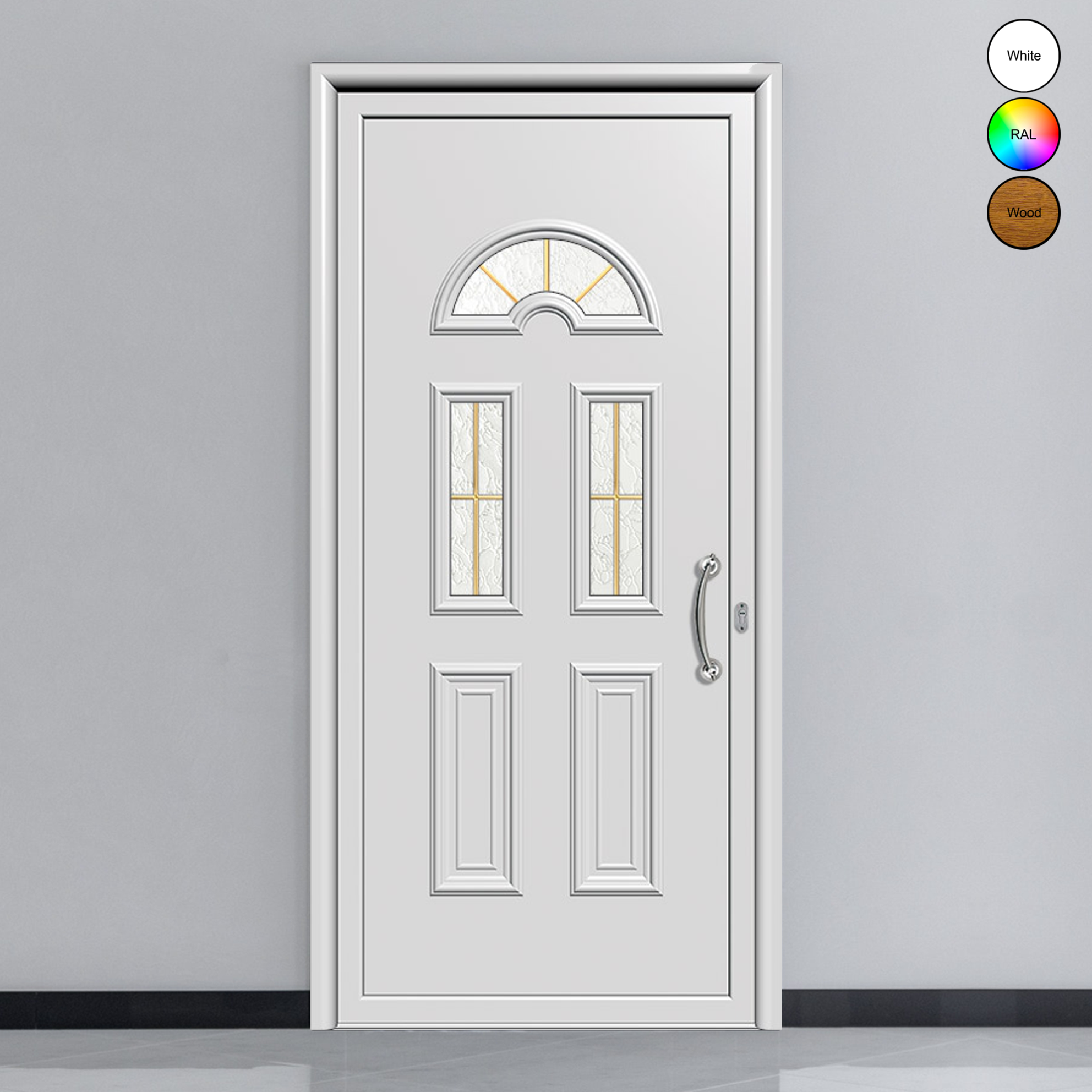 Porte d'entrée en aluminium CLASSIC DESGN 2206