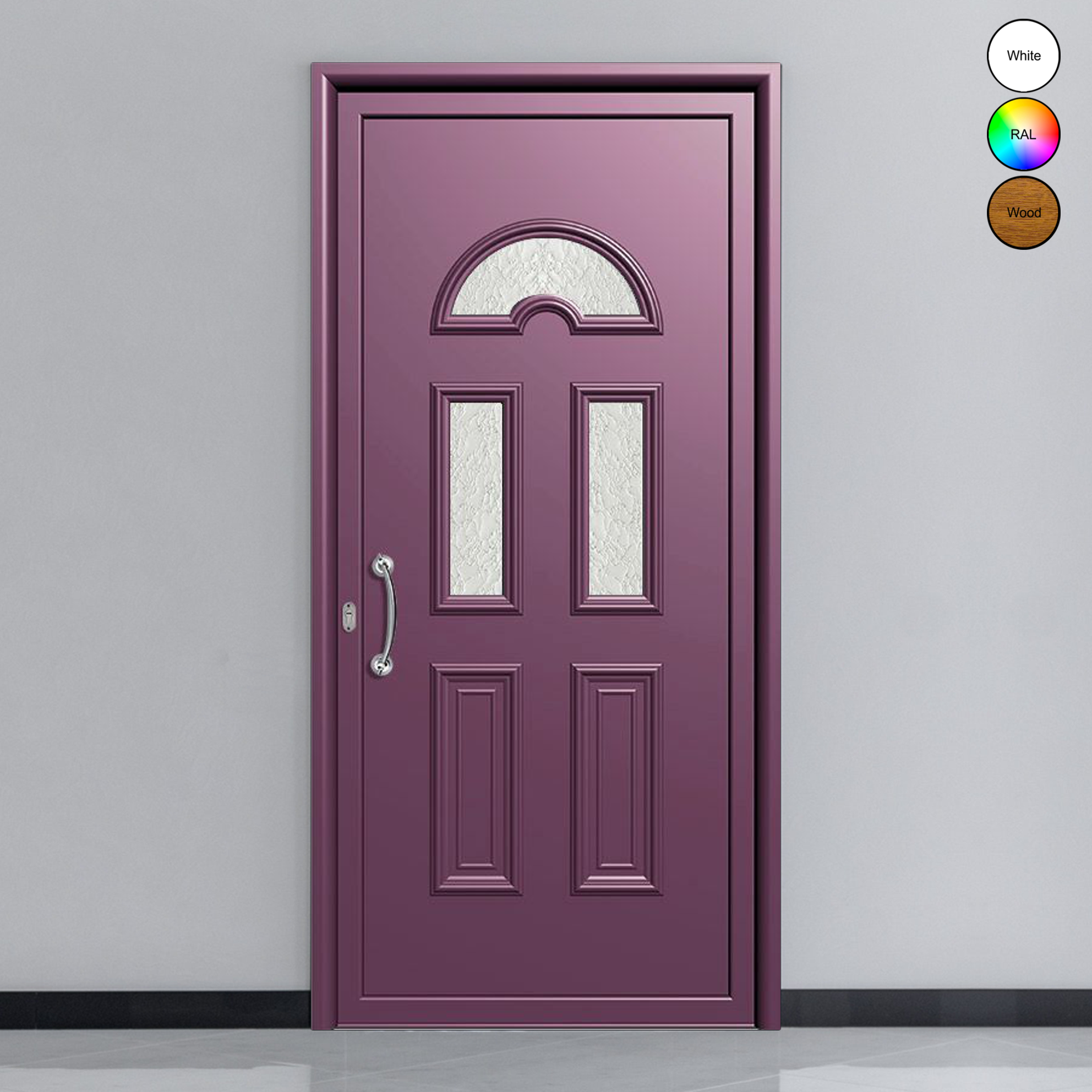 Porte d'entrée en aluminium CLASSIC DESGN 2222