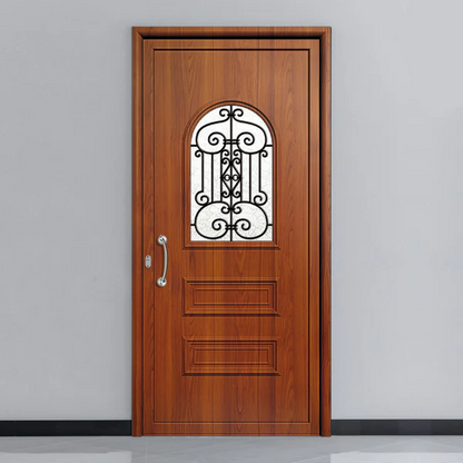 Porte d'entrée en ALU CLASSIC 2312 -Chêne dorée