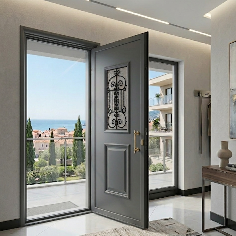 Porte d'entrée en ALU CLASSIC 2912