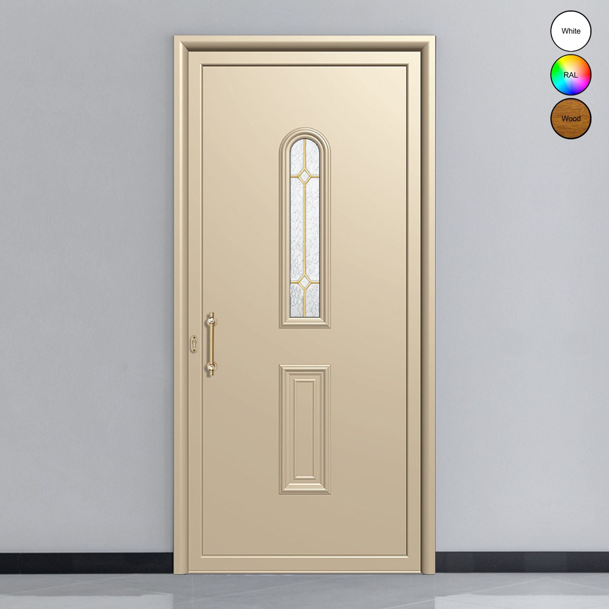 Porte d'entrée en aluminium CLASSIC DESIGN 3362