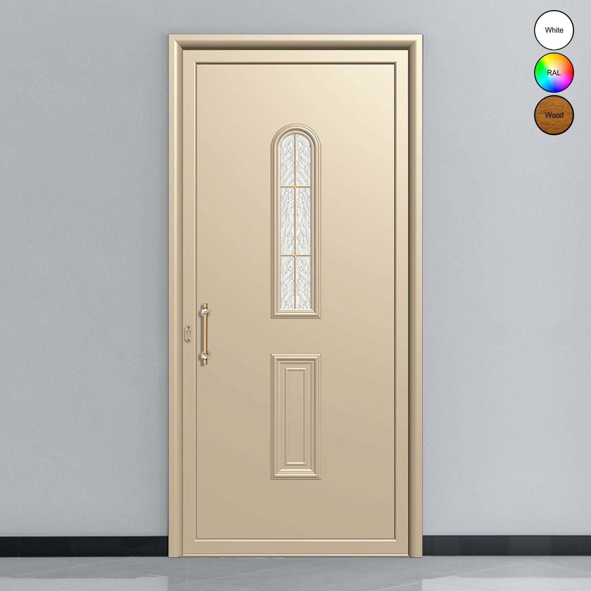 Porte d'entrée en aluminium CLASSIC DESIGN 3364