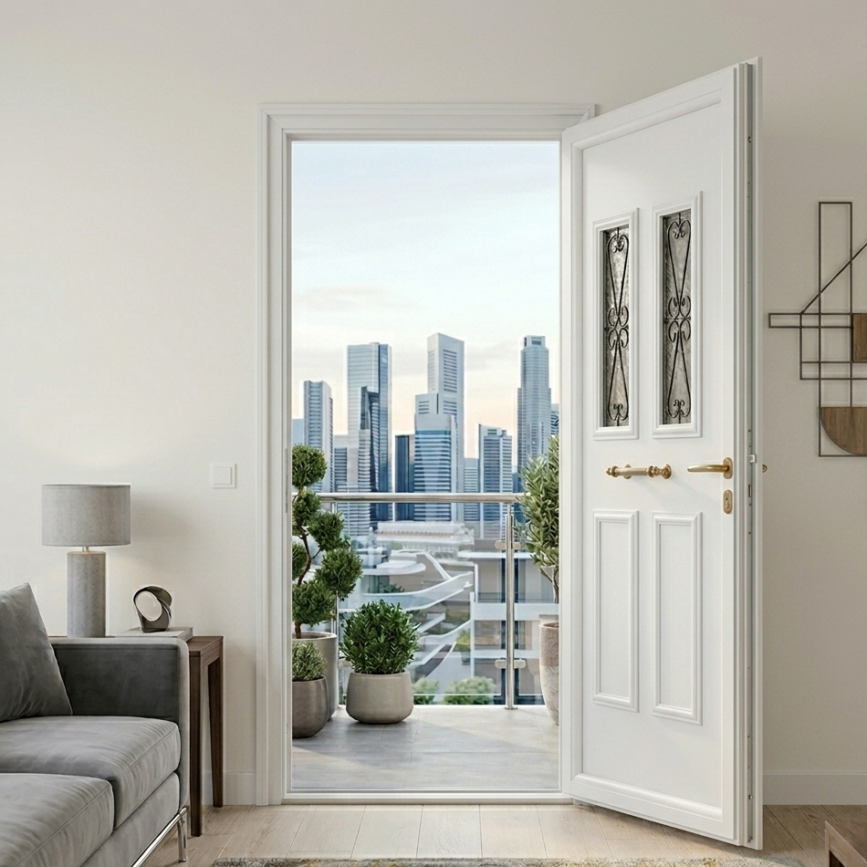 Porte d'entrée en ALU CLASSIC 3563