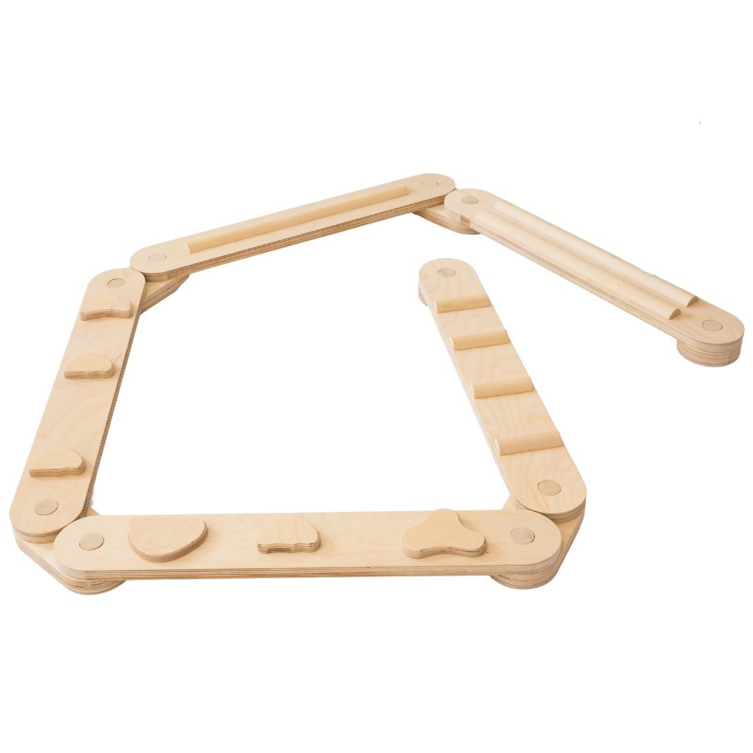 128_Parcours d’équilibre en bois Wooden Magic (kit)