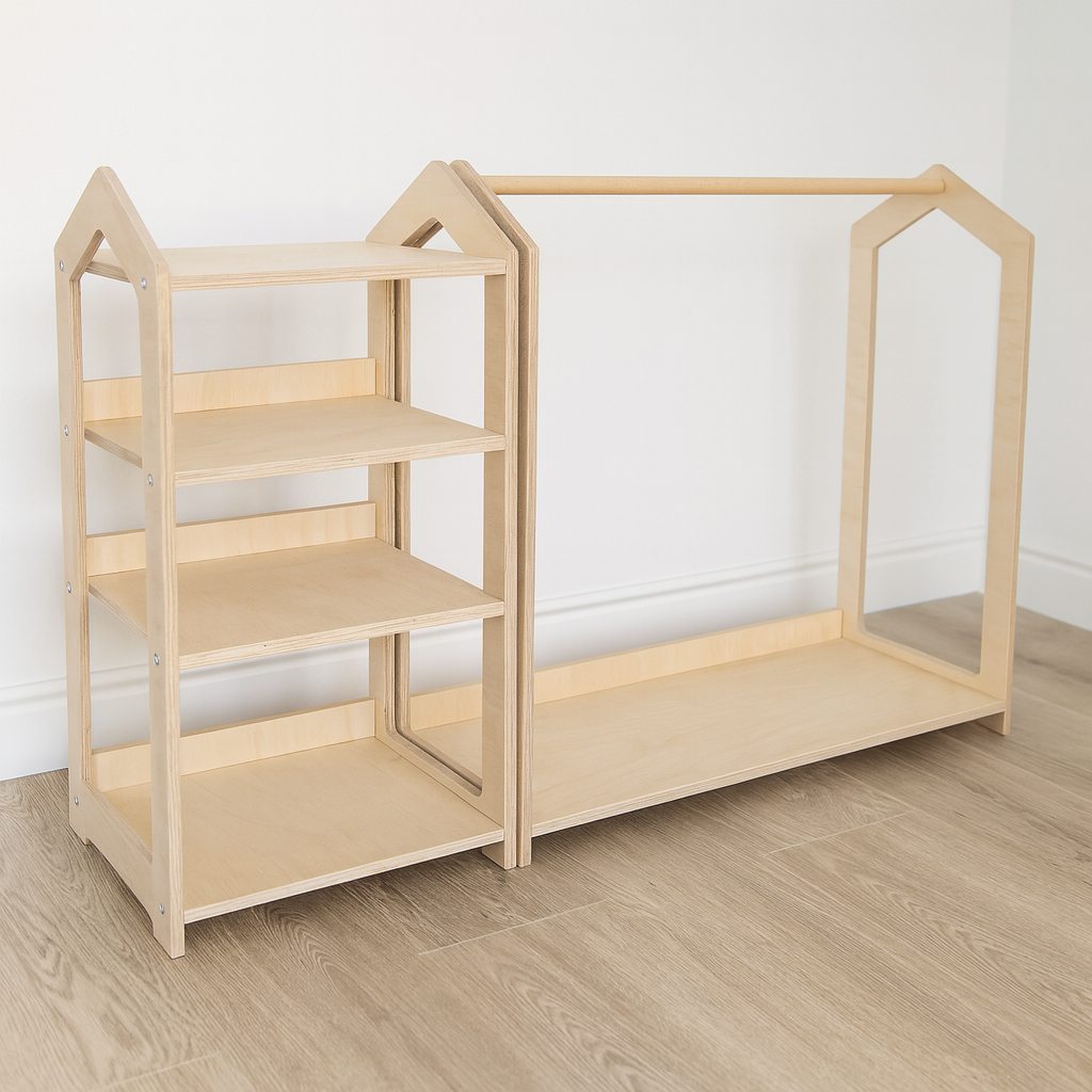 116_Armoire-penderie Montessori pour tout-petit (autonomie)