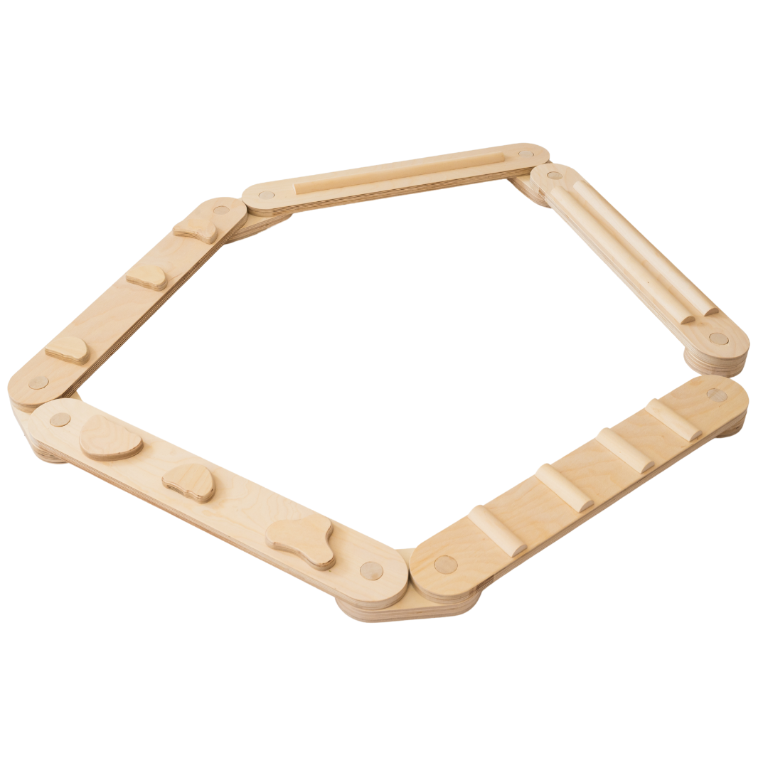 128_Parcours d’équilibre en bois Wooden Magic (kit)