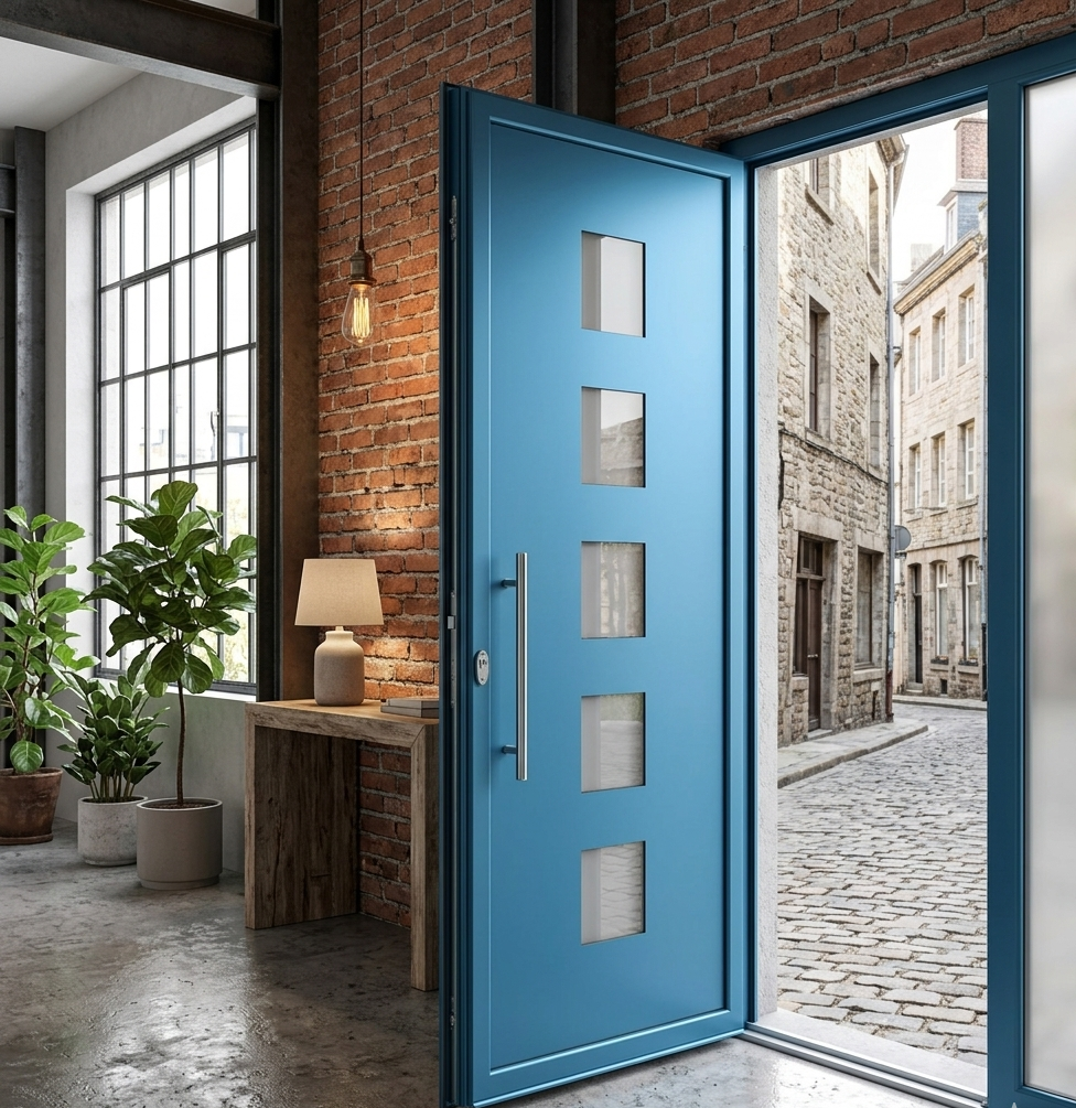 Porte d'entrée en ALU SIMPLEX 8011-2