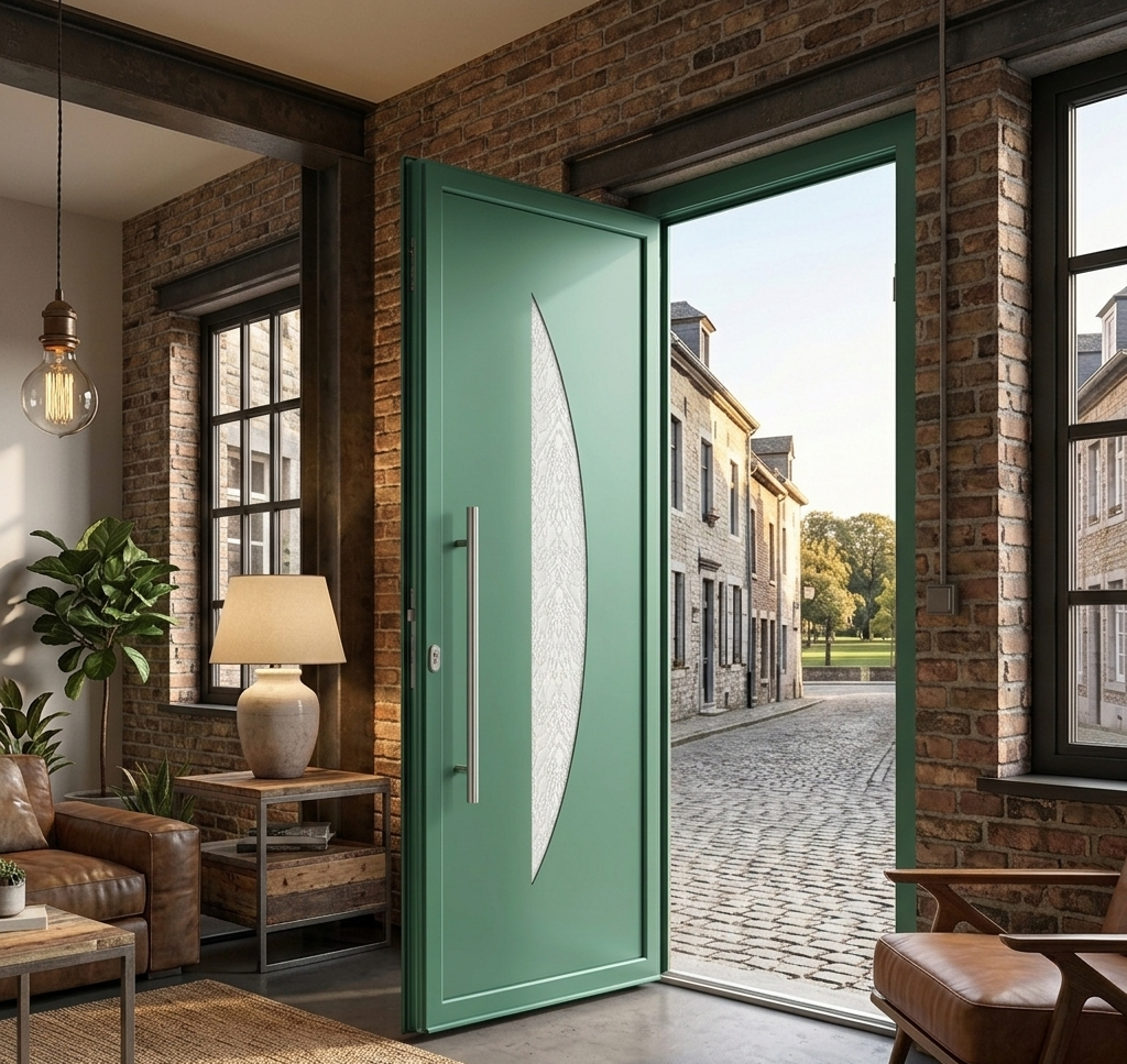Porte d'entrée en ALU SIMPLEX 8032