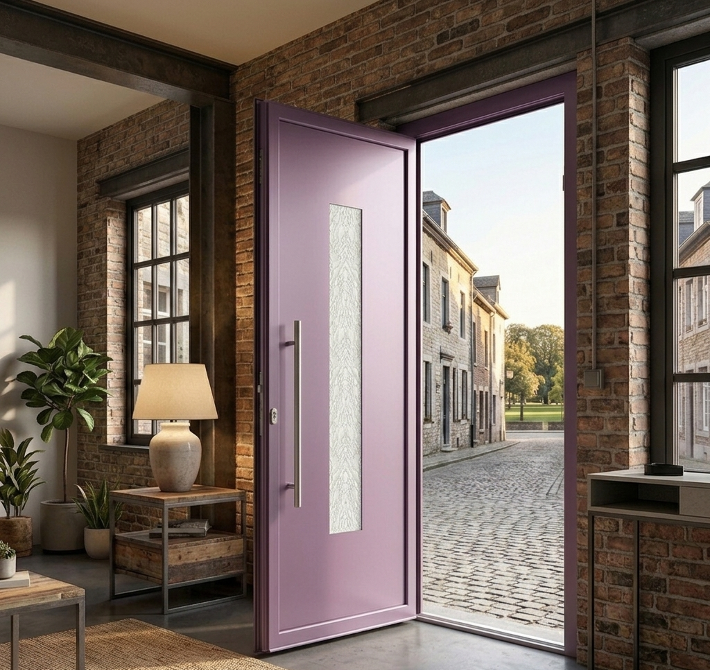 Porte d'entrée en ALU SIMPLEX 8042