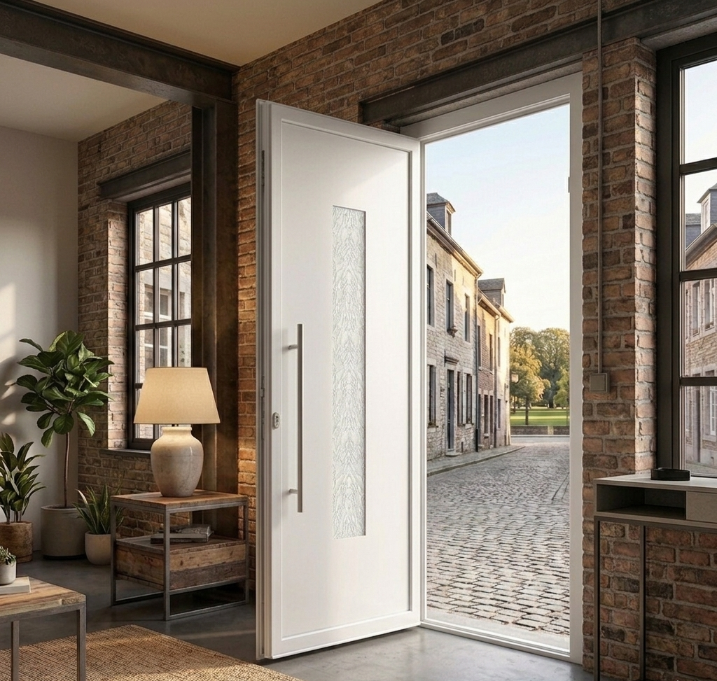 Porte d'entrée en ALU SIMPLEX 8041