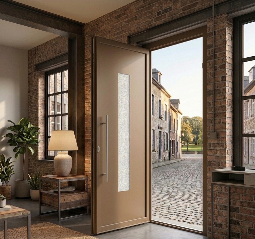 Porte d'entrée en ALU SIMPLEX 8041