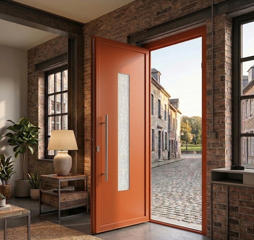 Porte d'entrée en ALU SIMPLEX 8041