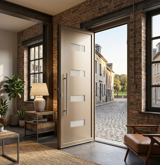 Porte d'entrée en ALU SIMPLEX 8051-1