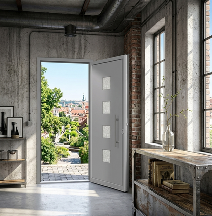 Porte d'entrée en ALU SIMPLEX 8062