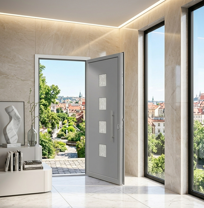 Porte d'entrée en ALU SIMPLEX 8062