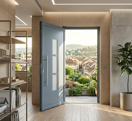 Porte d'entrée en ALU SIMPLEX 8091