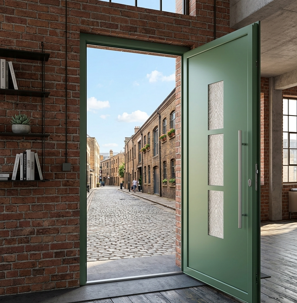 Porte d'entrée en ALU SIMPLEX 8092