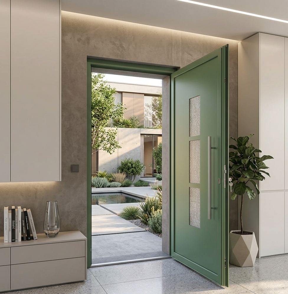 Porte d'entrée en ALU SIMPLEX 8092