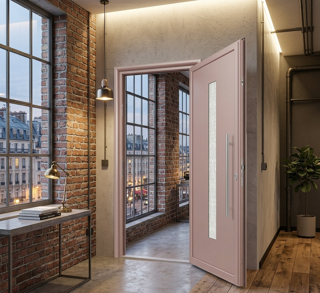 Porte d'entrée en ALU SIMPLEX 8112