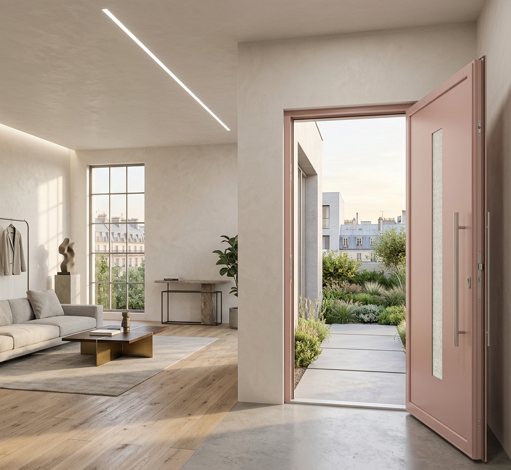 Porte d'entrée en ALU SIMPLEX 8112
