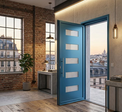 Porte d'entrée en ALU SIMPLEX 8121