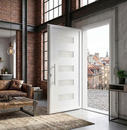 Porte d'entrée en ALU SIMPLEX 8052