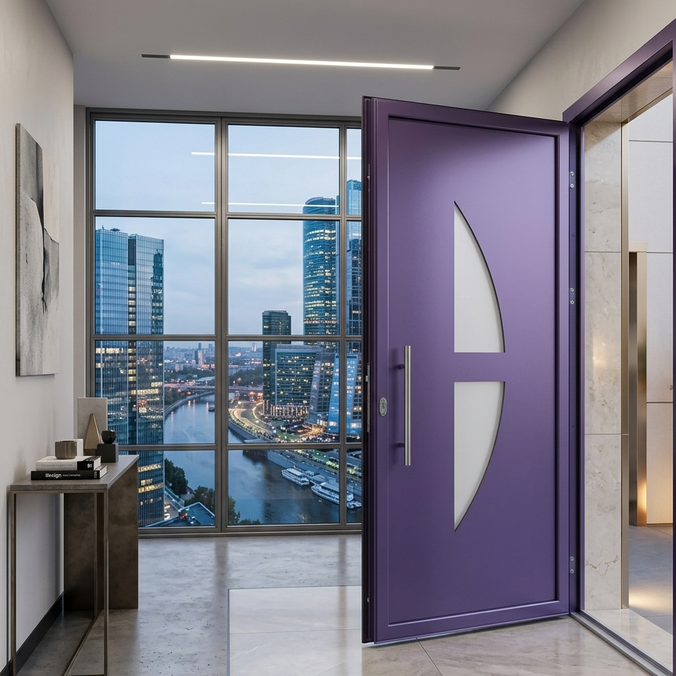 Porte d'entrée en ALU SIMPLEX 8131