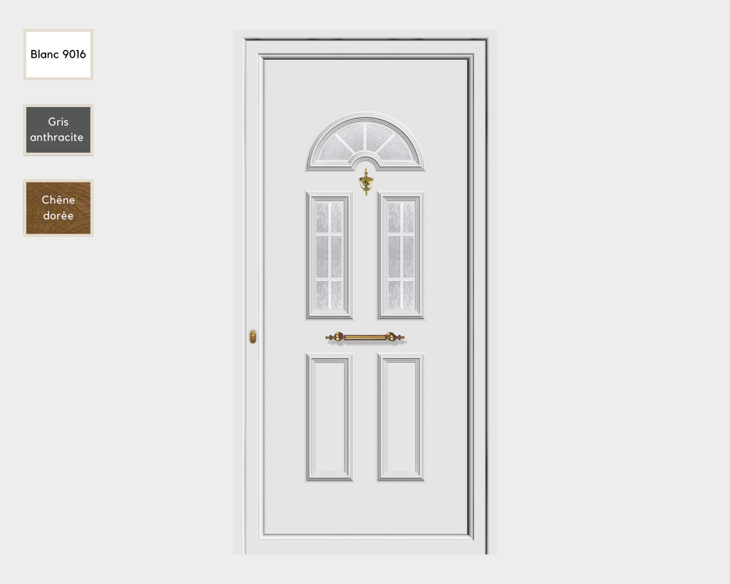 Porte d'entrée en  PVC AP 1820 - ARCHE