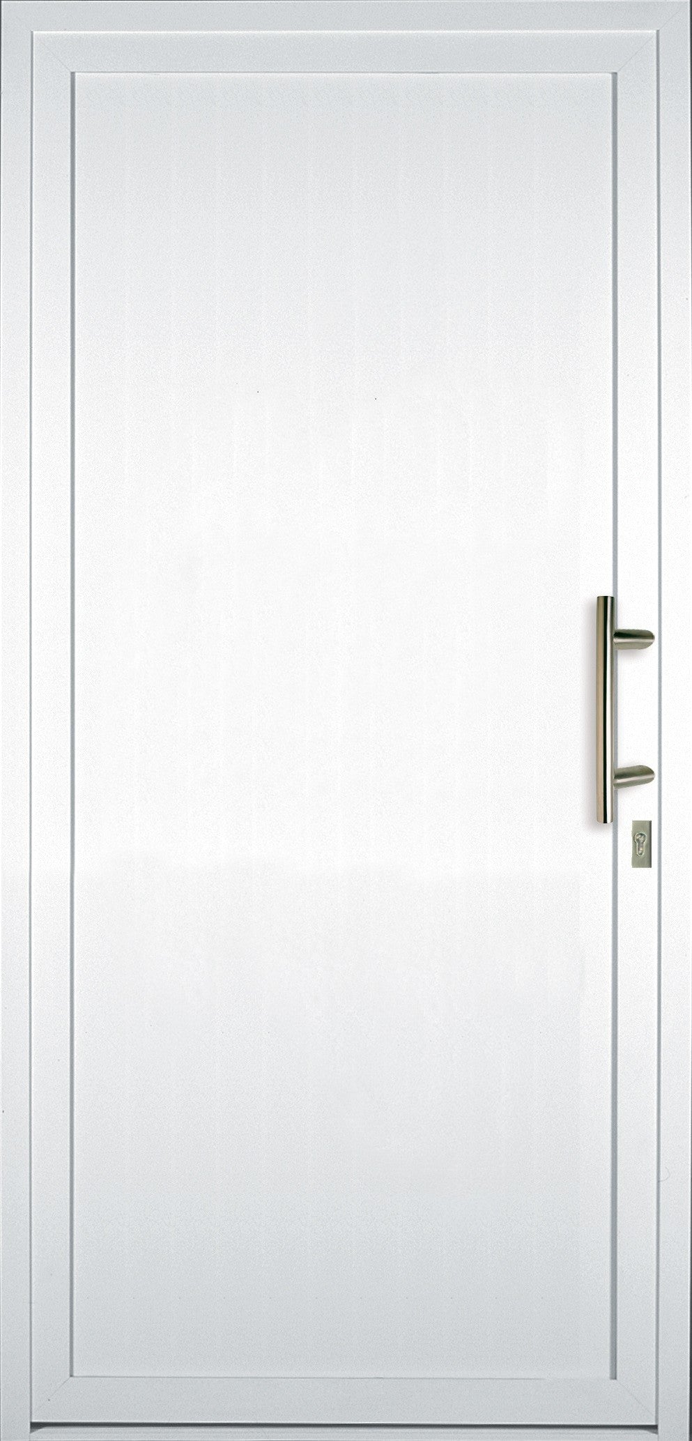 Porte d'entrée en  PVC AP 1830 - BLANCHE