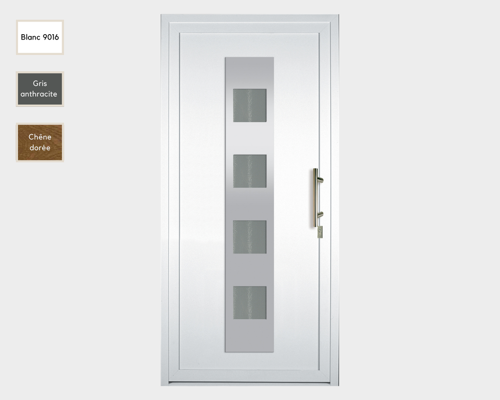 Porte d'entrée en  PVC AP 1302 - CORINE