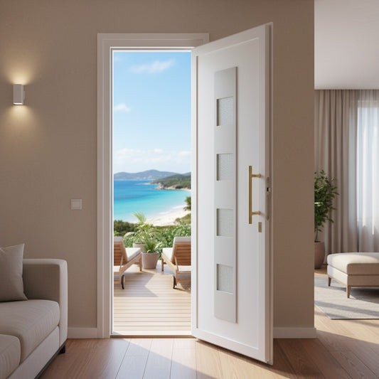 Porte d'entrée en  PVC AP 1302 - CORINE