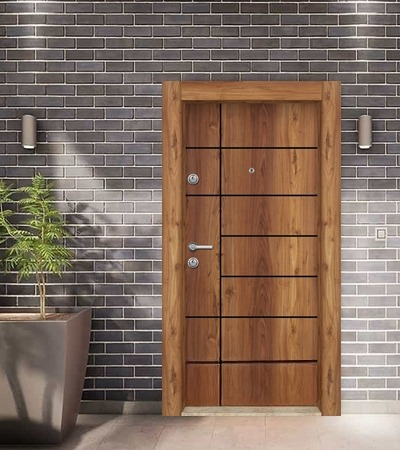 Porte blindée STRL -SAR M 09- 9213 (L.:900mm ; H.:2000mm)