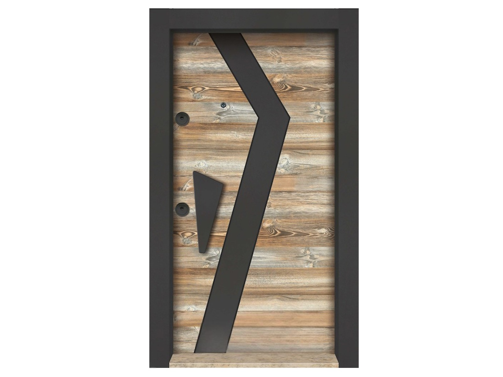 Porte blindée Parkdoor LUX-STR15 - 9214 (L.:900mm ; H.:2000mm)